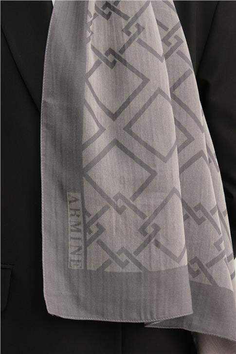 Armine Tencel İpek Zincir Desen Şal 3296