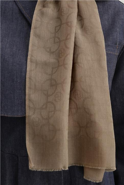 Armine Tencel Yün Geometrik Desen Şal 03