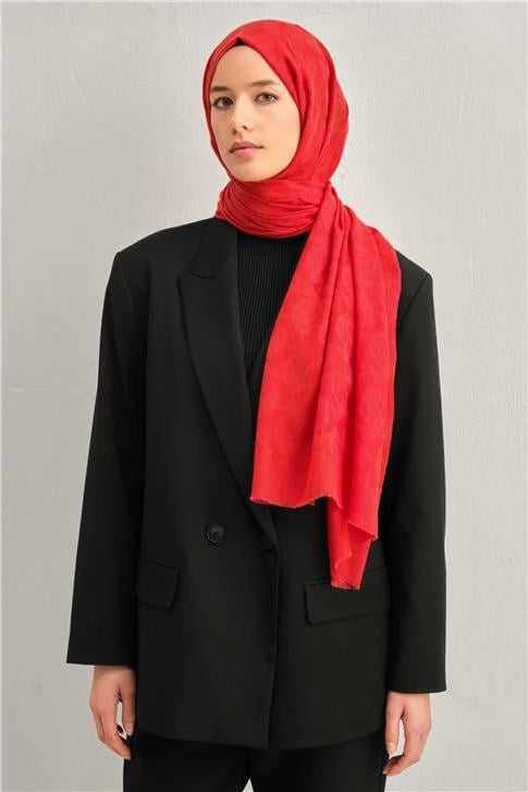 Armine Tencel Yün Monogram Desen Şal 13