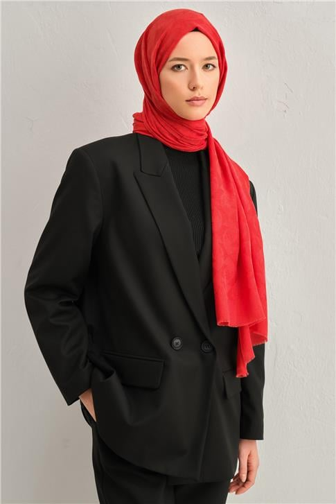 Armine Tencel Yün Monogram Desen Şal 13