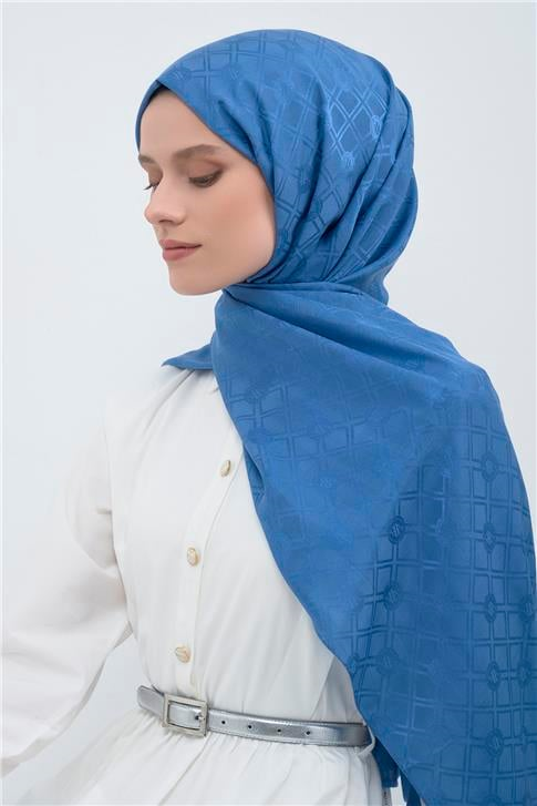 Armine Tencel Yün Monogram Desen Şal 28