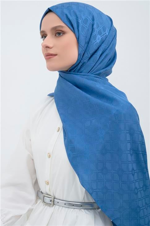Armine Tencel Yün Monogram Desen Şal 28