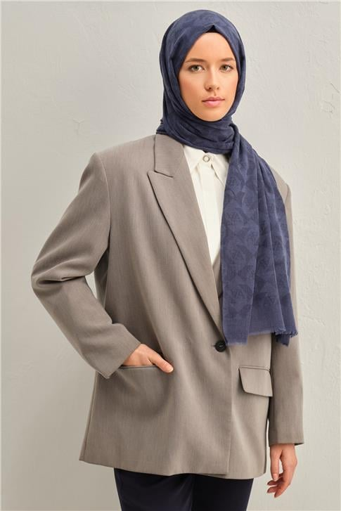 Armine Tencel Yün Monogram Desen Şal 32