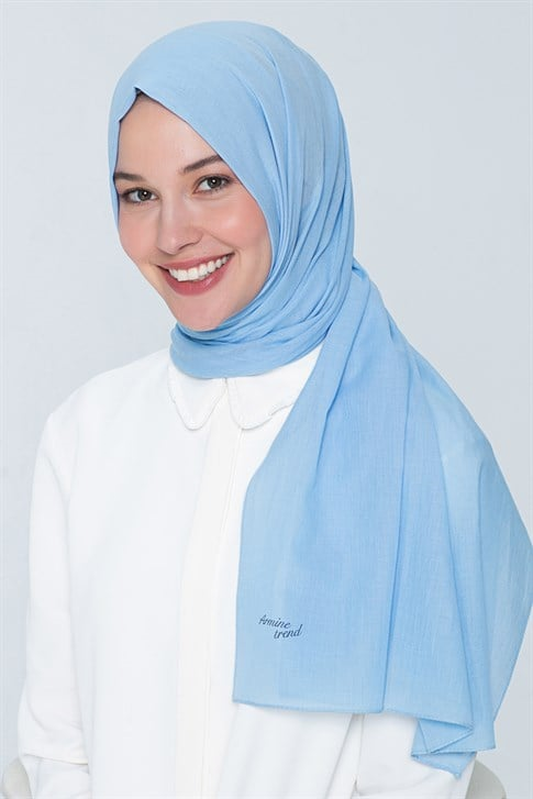 Armine Trend Pamuk Şal 00Oa0440 Bebe Mavi