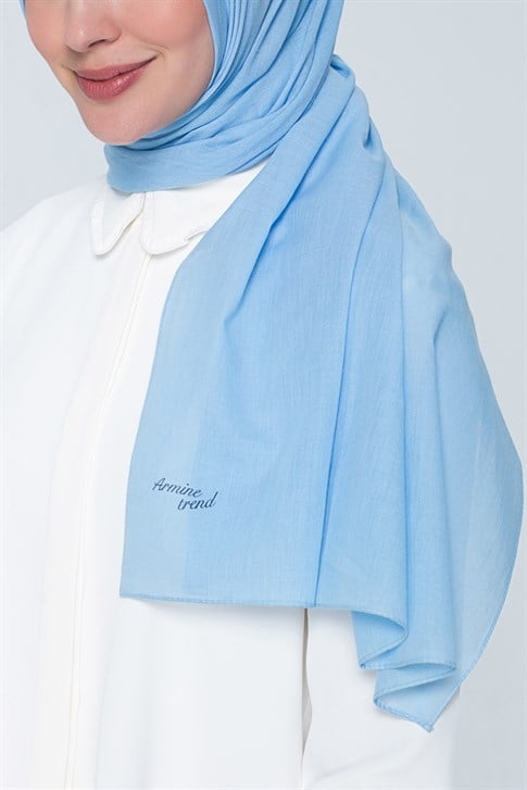 Armine Trend Pamuk Şal 00Oa0440 Bebe Mavi
