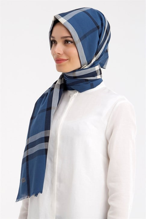 Armine Trend Pamuk Şal 00Oa5116 İndigo