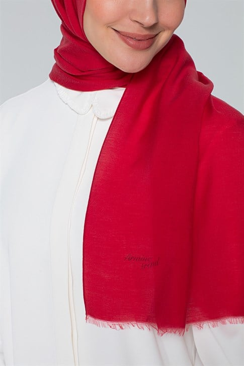 Armine Trend Tencel Şal 00Oa0444 Kırmızı