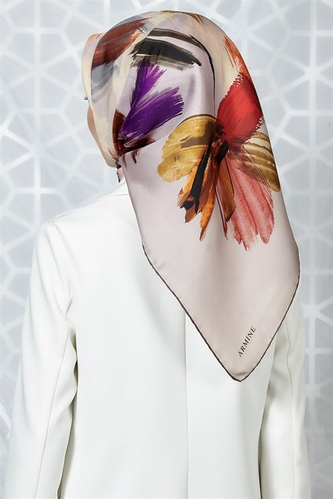 Armine Twill İpek Eşarp 19Ka8204 01