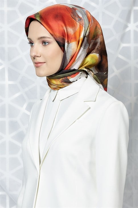 Armine Twill İpek Eşarp 19Ka8209 02