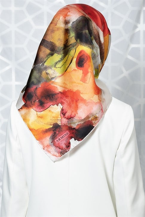 Armine Twill İpek Eşarp 19Ka8209 02