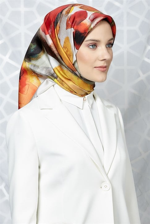 Armine Twill İpek Eşarp 19Ka8209 02