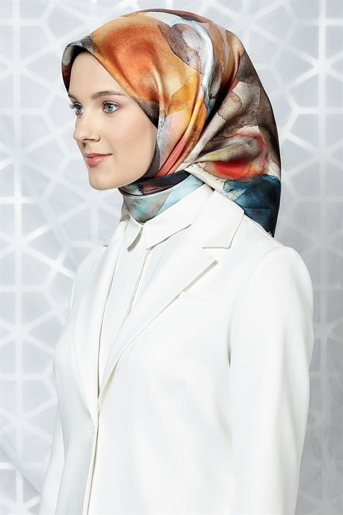 Armine Twill İpek Eşarp 19Ka8209 05