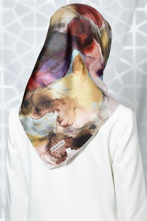 Armine Twill İpek Eşarp 19Ka8209 34