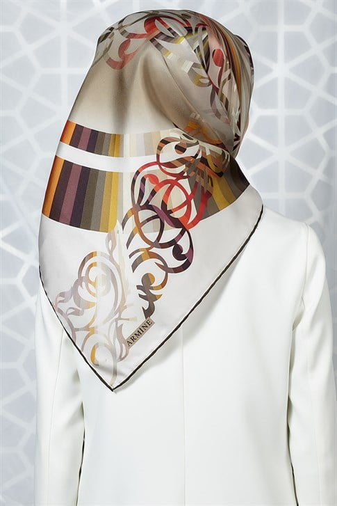 Armine Twill İpek Eşarp 19Ka8219 01