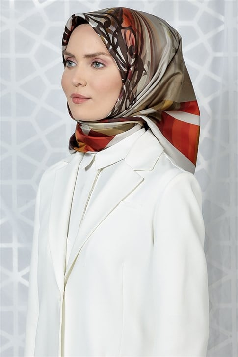 Armine Twill İpek Eşarp 19Ka8219 01
