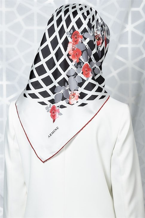 Armine Twill İpek Eşarp 19Ka8224 11