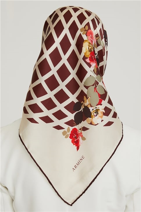 Armine Twill İpek Eşarp 19Ka8224 39