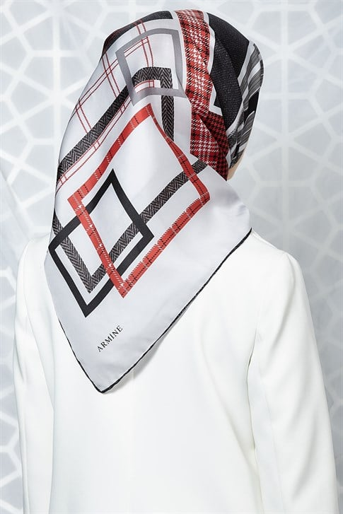 Armine Twill İpek Eşarp 19Ka8225 02