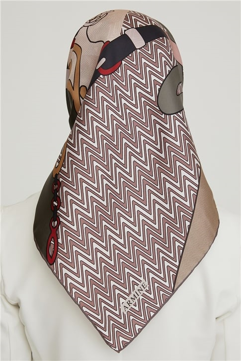 Armine Twill İpek Eşarp 19Ka8226 32