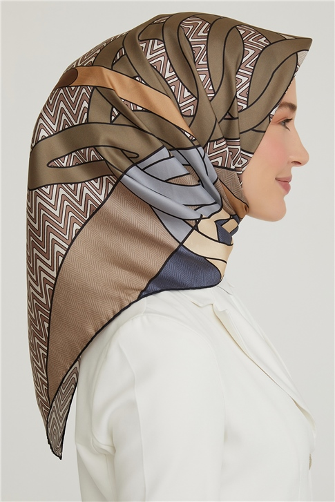 Armine Twill İpek Eşarp 19Ka8226 33
