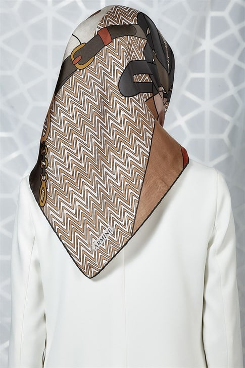 Armine Twill İpek Eşarp 19Ka8226 36
