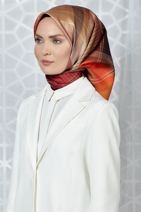 Armine Twill İpek Eşarp 19Ka8227 09