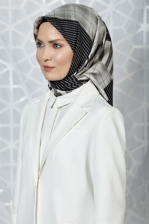Armine Twill İpek Eşarp 19Ka8233 09