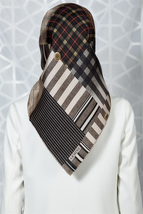 Armine Twill İpek Eşarp 19Ka8233 32