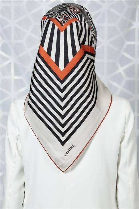 Armine Twill İpek Eşarp 19Ka8238 81