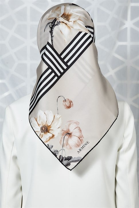 Armine Twill İpek Eşarp 19Ka8244 02