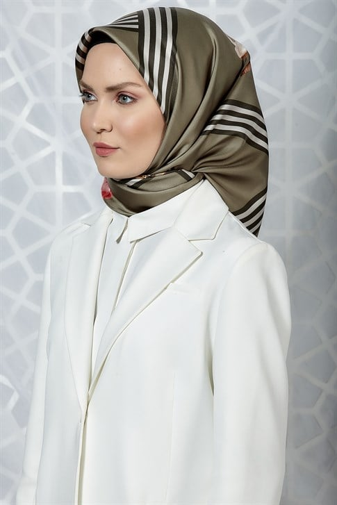 Armine Twill İpek Eşarp 19Ka8244 19
