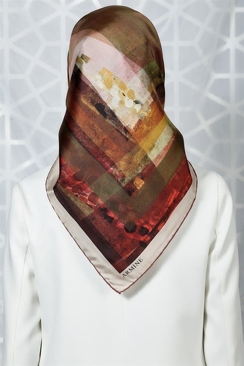 Armine Twill İpek Eşarp 19Ka8248 02