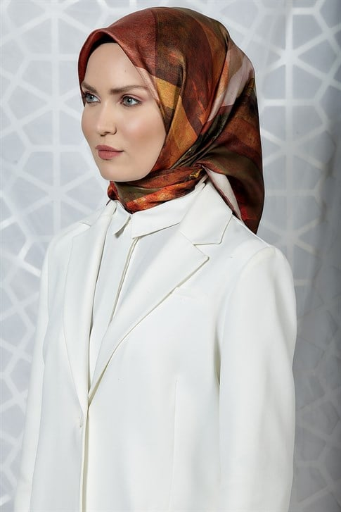 Armine Twill İpek Eşarp 19Ka8248 02