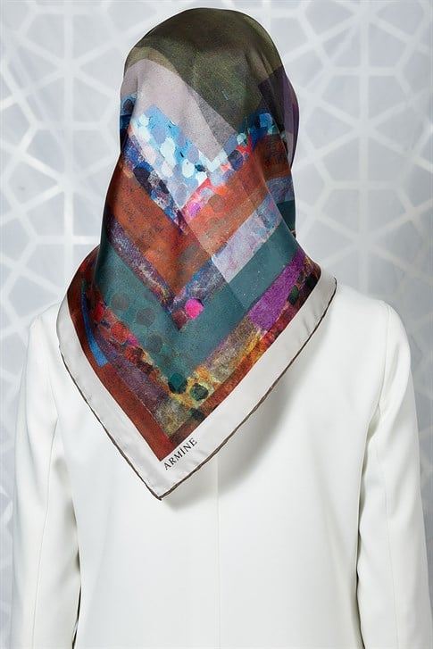 Armine Twill İpek Eşarp 19Ka8248 05