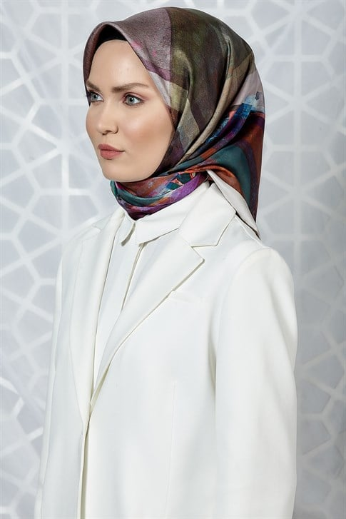 Armine Twill İpek Eşarp 19Ka8248 05
