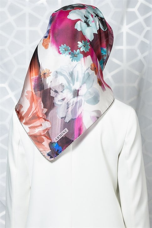 Armine Twill İpek Eşarp 19Ka8253 08