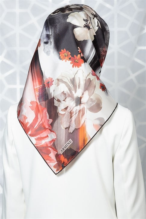 Armine Twill İpek Eşarp 19Ka8253 11