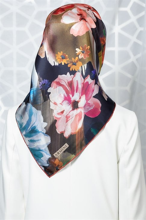 Armine Twill İpek Eşarp 19Ka8253 34