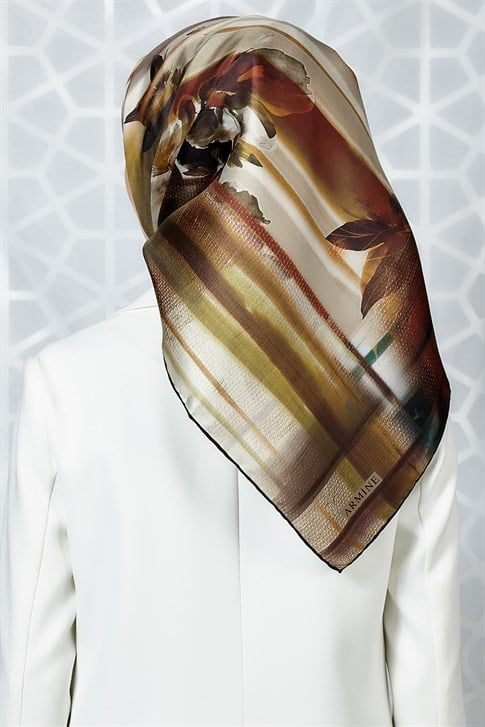 Armine Twill İpek Eşarp 19Ka8256 05