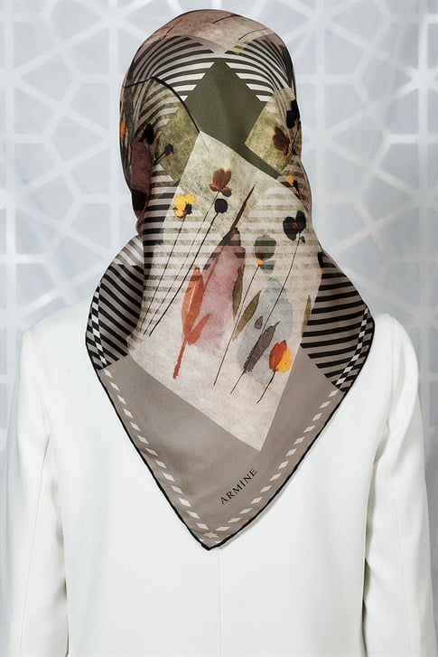 Armine Twill İpek Eşarp 19Ka8261 04