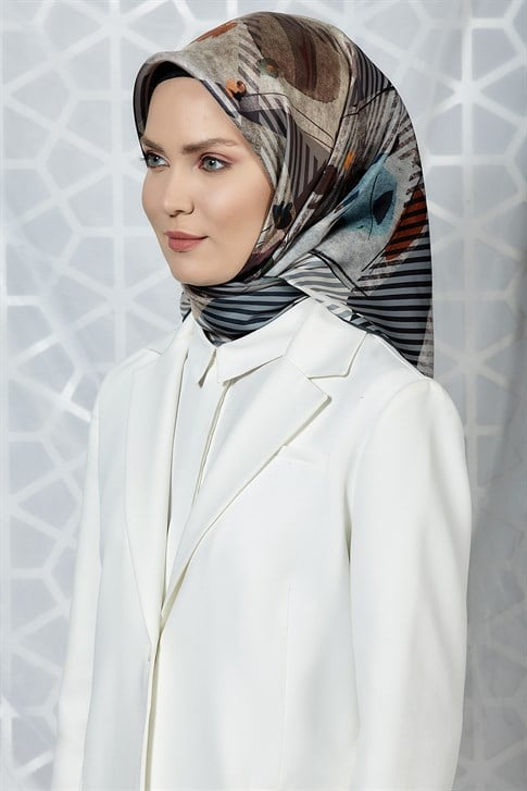 Armine Twill İpek Eşarp 19Ka8261 05