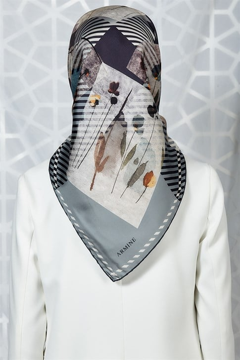 Armine Twill İpek Eşarp 19Ka8261 05