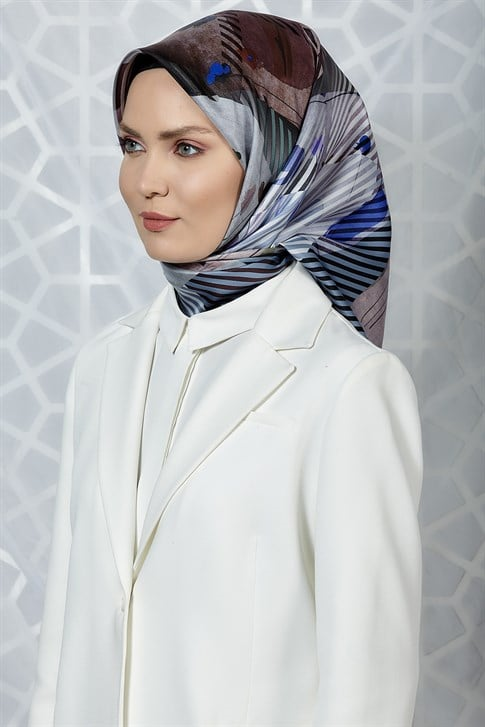 Armine Twill İpek Eşarp 19Ka8261 36