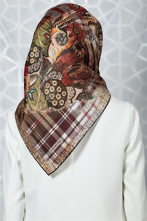 Armine Twill İpek Eşarp 19Ka8266 02