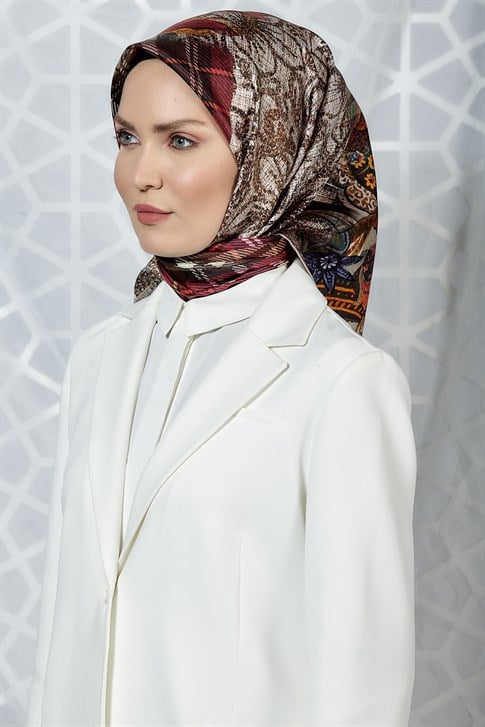 Armine Twill İpek Eşarp 19Ka8266 05