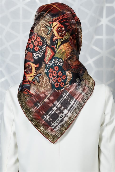 Armine Twill İpek Eşarp 19Ka8266 34