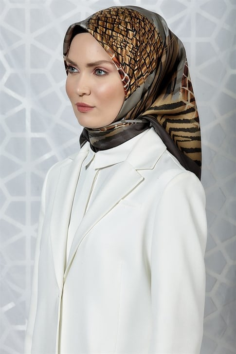 Armine Twill İpek Eşarp 19Ka8268 33