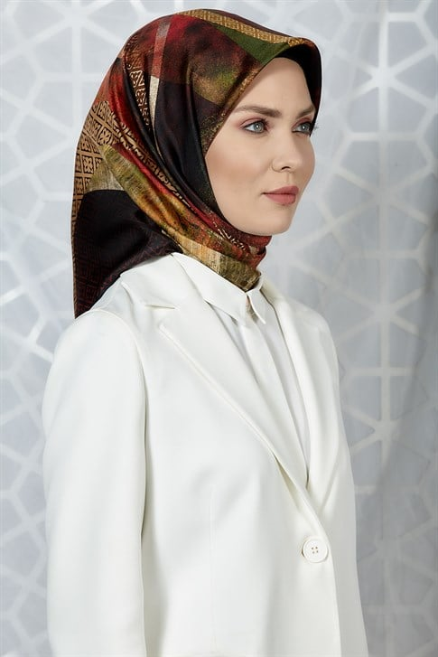 Armine Twill İpek Eşarp 19Ka8271 06