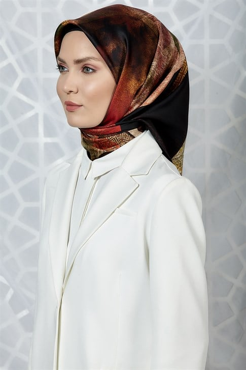 Armine Twill İpek Eşarp 19Ka8271 06