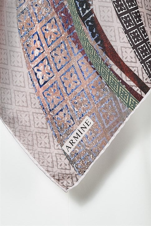 Armine Twill İpek Eşarp 19Ka8271 32